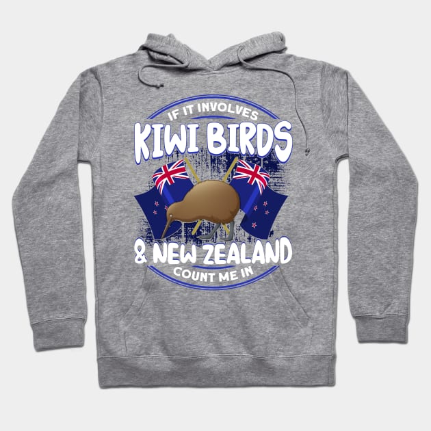 Bird Lover Endangered Species Kiwi Bird Hoodie by Toeffishirts